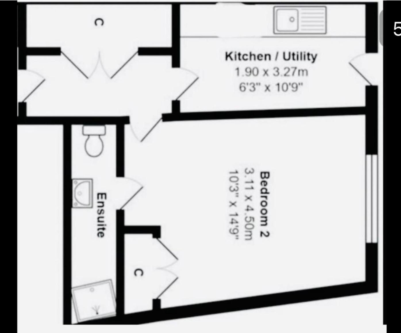 Modern Ground Floor Apartment With Free Parking Very Near Centre Рипън Екстериор снимка
